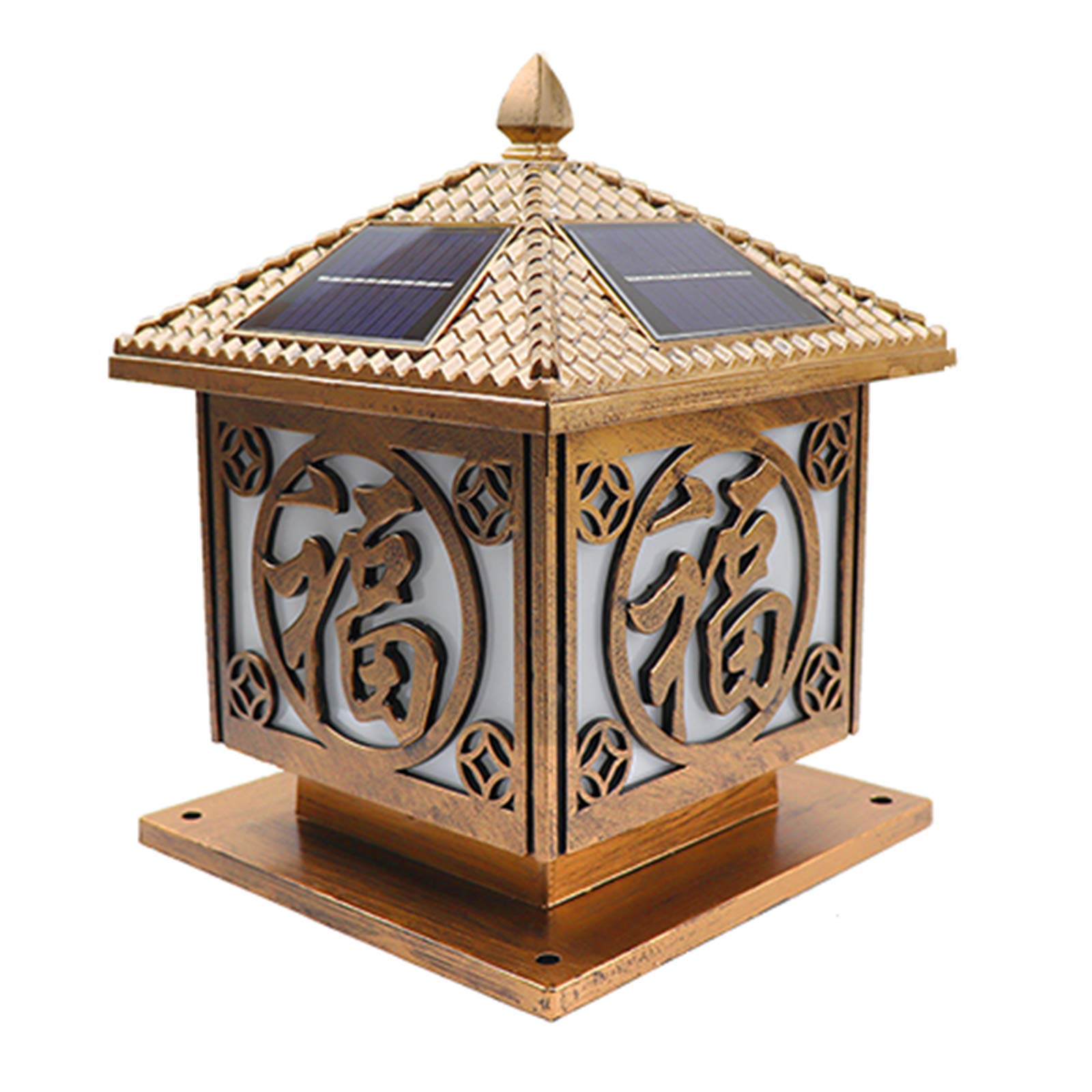 Lumières décoratives d'éclairage solaire extérieur et phares colonne IP65 super lumineux