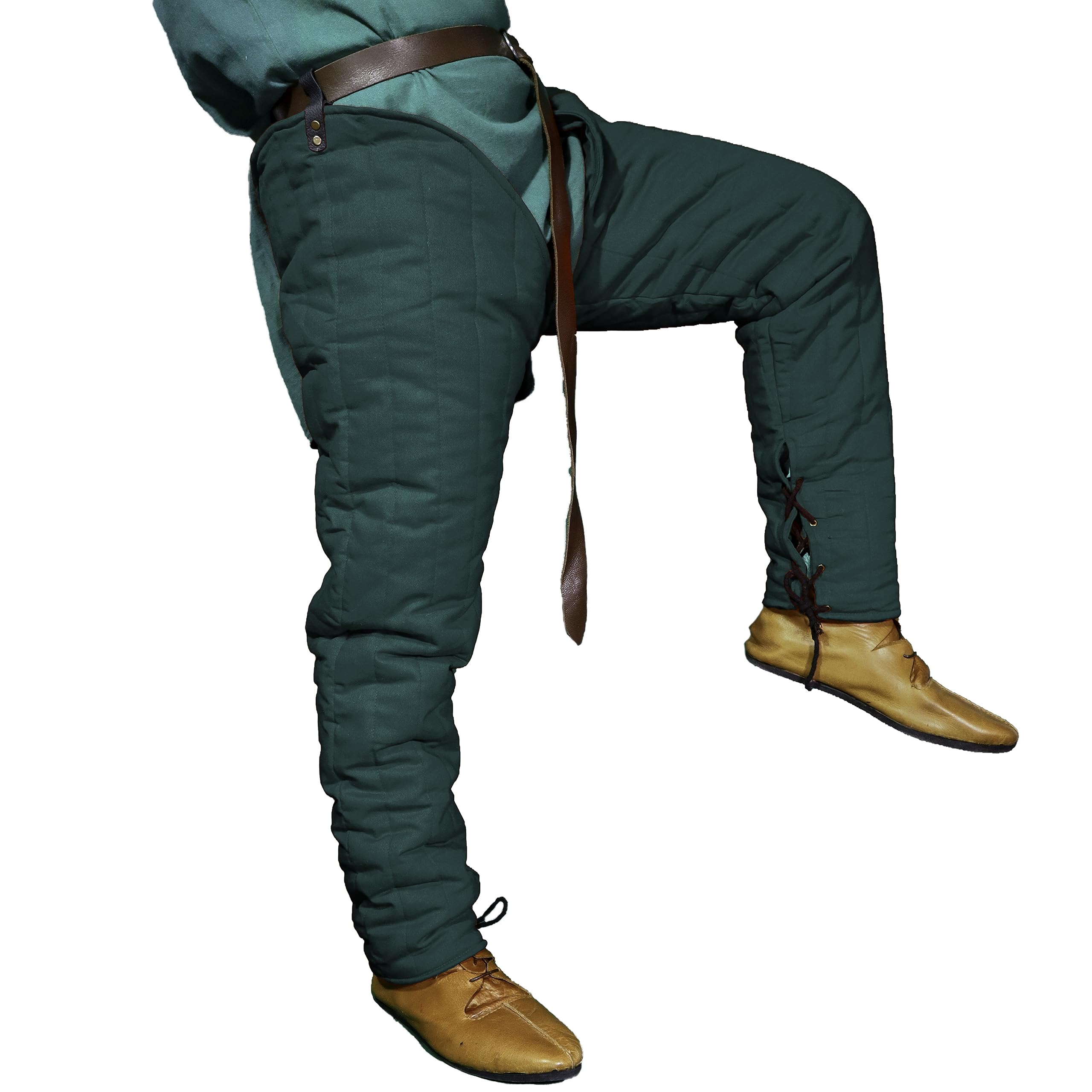 THE MEDIEVALS Lagging Thick Padded Chausses Lower Under Gambeson Hauberk SCA Armor