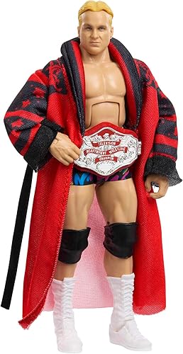 Miniatura 3 de Mattel WWE "Stunning" Steve Austin Elite Collection Figura de acción con accesorios, articulación y detalles realistas, 6 pulgadas