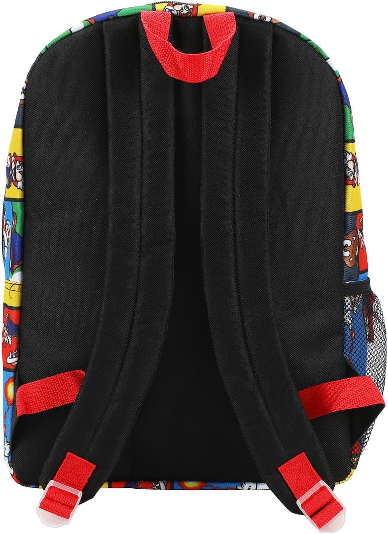 Bioworld Super Mario Brothers All-Over Print 18" Backpack - Image 6