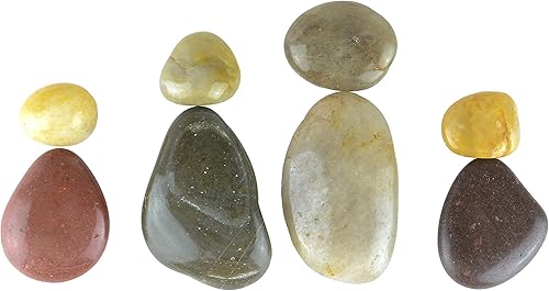 Miniatura 9 de Piedras de río Galashield. Pulidas piedras decorativas, piedra natural, grava de acuario