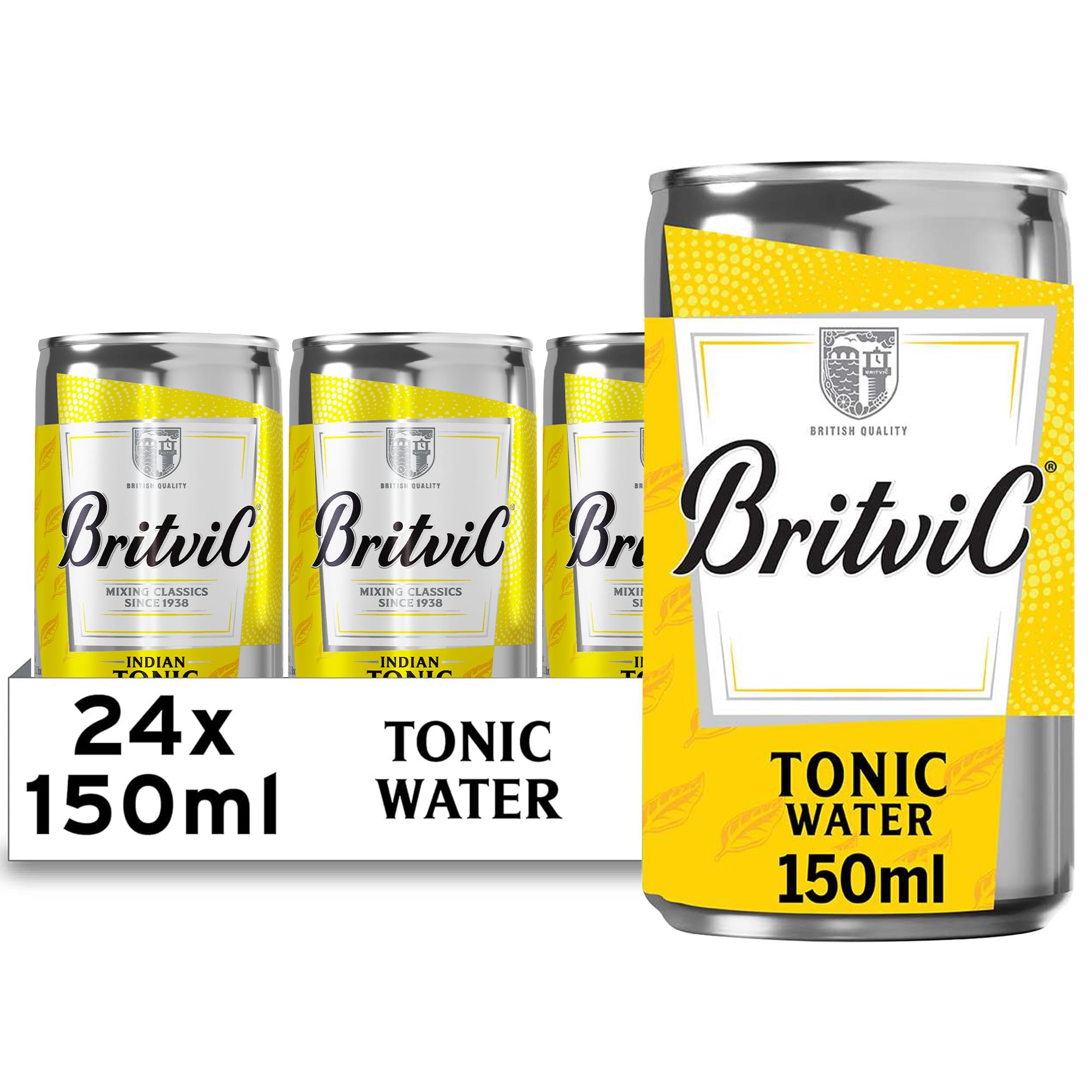 BritvicIndian Tonic Water, 24 x 150ml Can