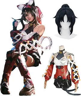 [ZOMOZO] ゼンレスゾーンゼロ Zenless Zone Zero コスプレ ウィッグ付き 大人用 文化祭 イベント 仮装 ハロウィン コスチューム
