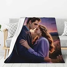 Twilight Embrace Print Soft Blanket, Flannel Blankets for Sofa Couch Bed, Gifts Lightweight Blankets for Women & Men