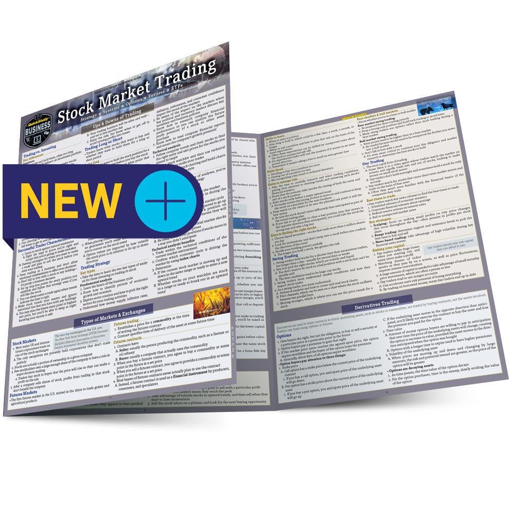 Stock Paper Reference Guide Stock Market Trading: QuickStudy Laminated Reference Guide: Epstein ...