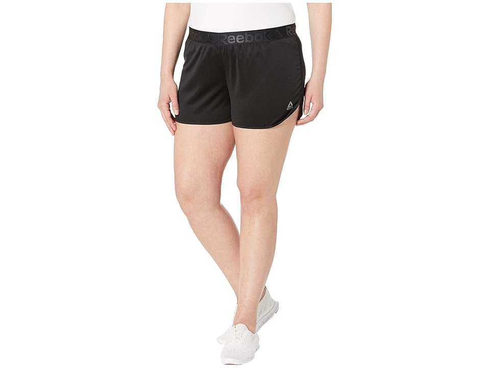 

Reebok Workout Ready Knit Easy Shorts (Black) Women's Shorts