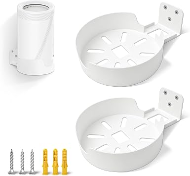 Wall Mount for Deco BE75 / BE85 / BE95 / BE17000 / BE22000 / BE33000, Upgrade Clean White Wall Bracket for WiFi 7 Mesh Routers, Space-Saving Vertical Mount, Easy Install, 2 Pack