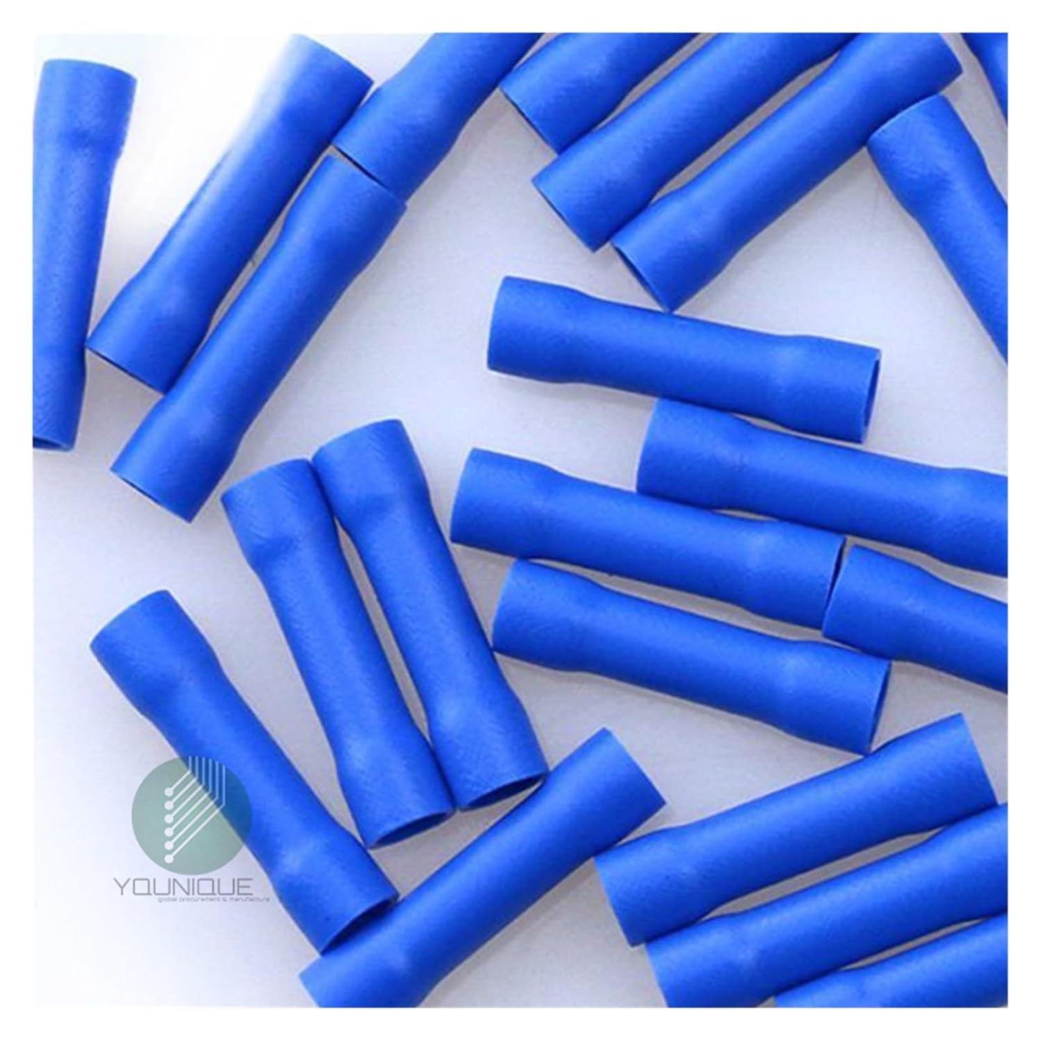 300PCS 10-22AWG Assorted Butt Splice Crimp Connectors, Insulated Electrical Straight Wire Terminal Connectors Kit VUQLDHAYZ