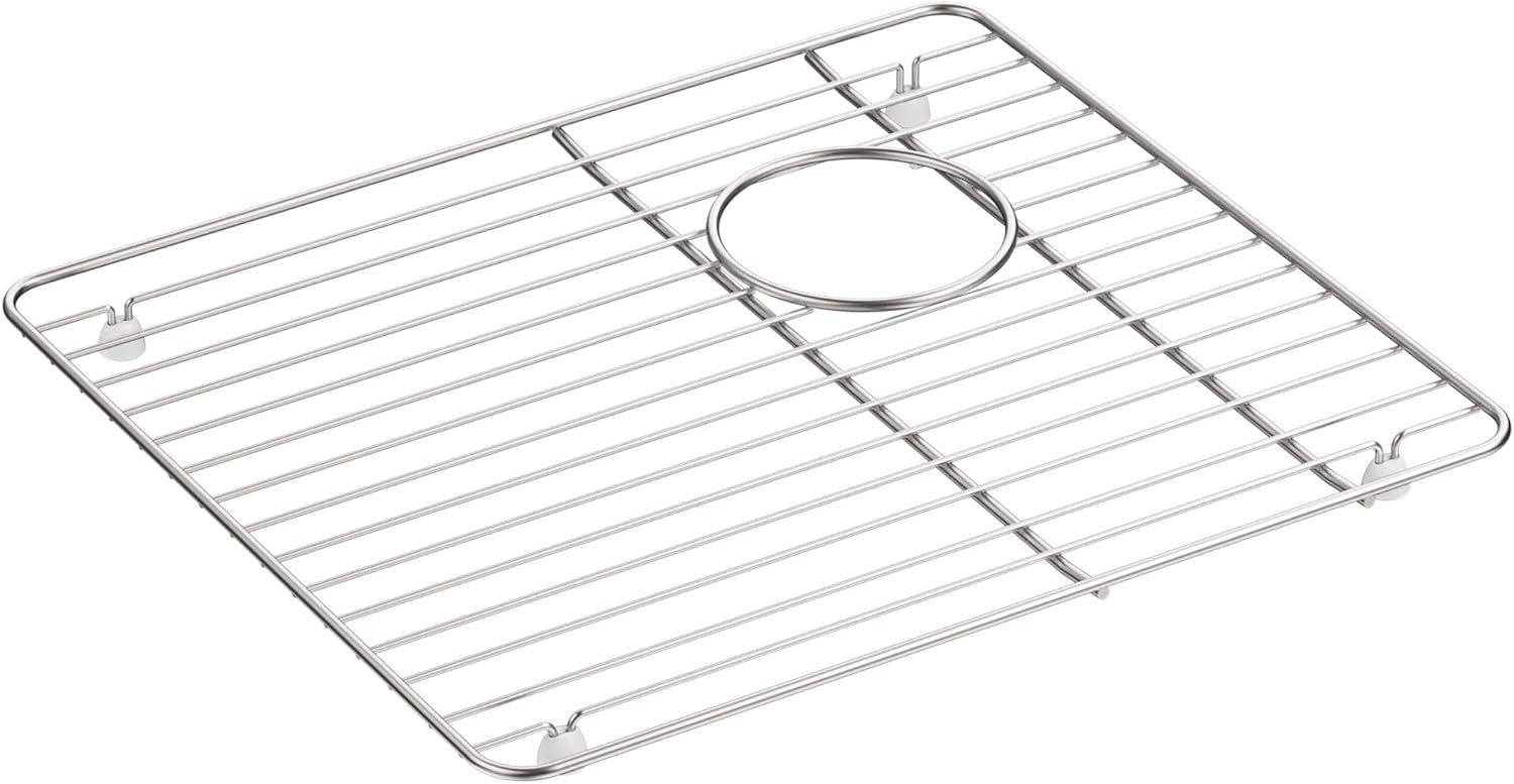 Kohler K-9234-ST Left-Hand Kitchen Sink Rack For K-8669 Stainless Steel