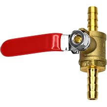 1/4" Brass Barb x Barb Ball Valve