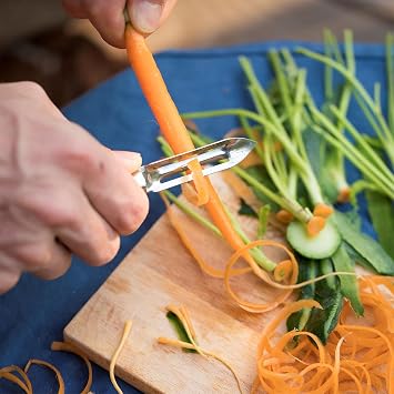 Opinel No.6 Folding Peeler - Outdoor Camp Kitchen and Picnic Folding Tool
