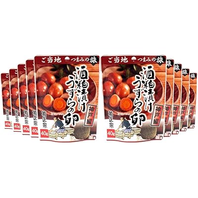 菊正宗 ご当地つまみの旅 酒粕漬けうずらの卵(神戸編) 40g×10袋