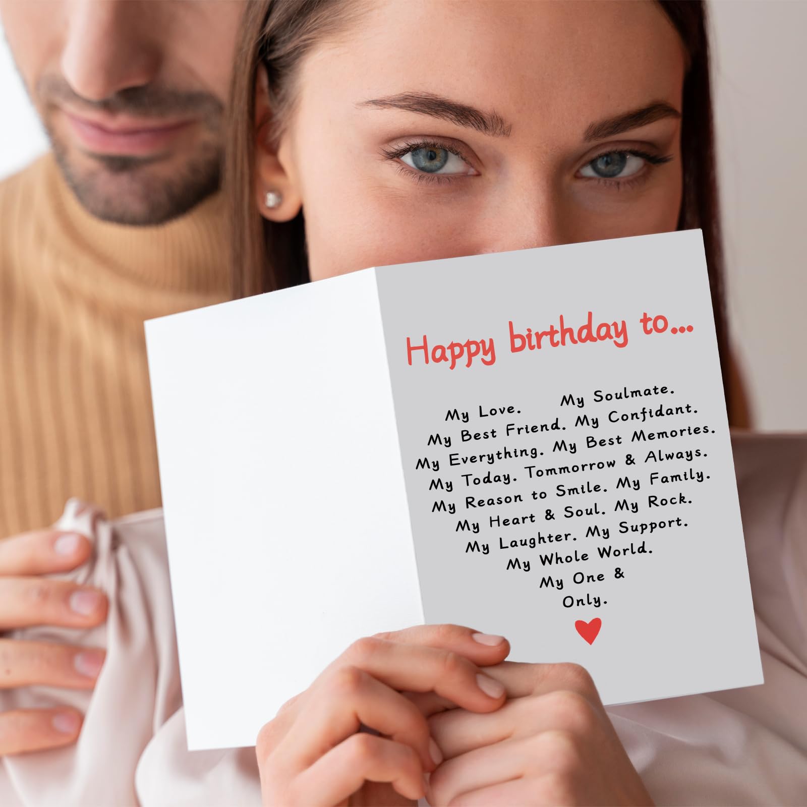Lustige Geburtstagskarte Für Ehepartner – Mit „Happy Birthday To My One And Only“ – Blanko Innen