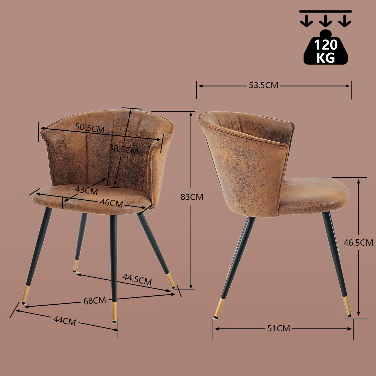 Eetkamer stoel Cosy met armleuning. Woonwinkel Gendt Nijmegen
