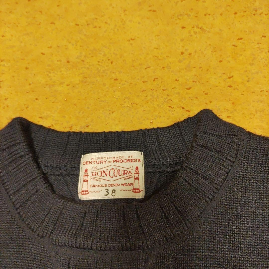 ボンクラ　両Vニット　ネイビー　size38 ボンクラ両Vニットネイビーsize38