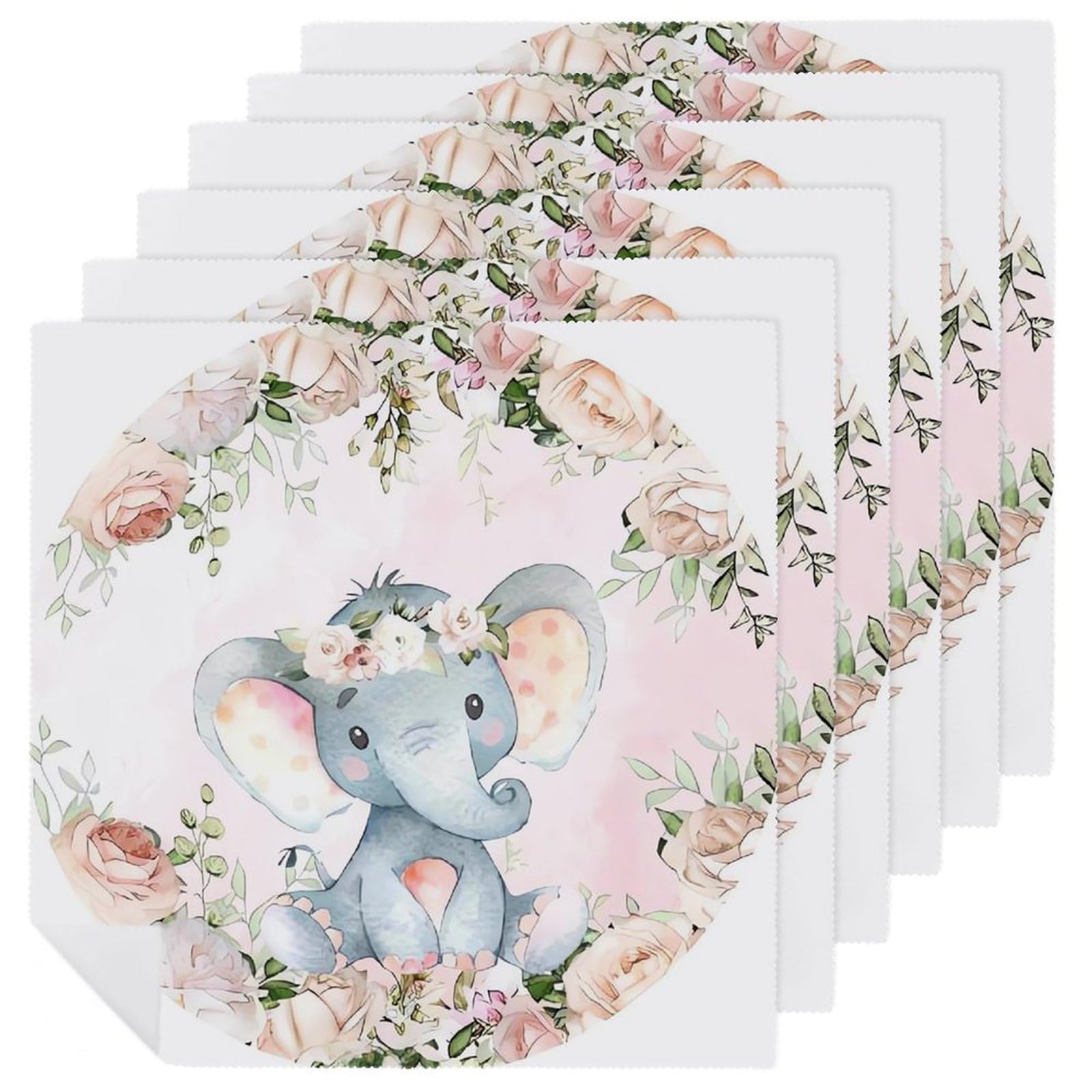 Serviettes lavables en tissu de coton de qualité fête et mariage