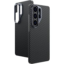 AMAZINGthing for Galaxy S26 Ultra [Titan MAX] Case with Aramid Fiber 1500D, Scratch-Resistant, Top and Bottom Edge Protection, Slim Design, Raised Camera Frame, Designed for MagSafe, Black