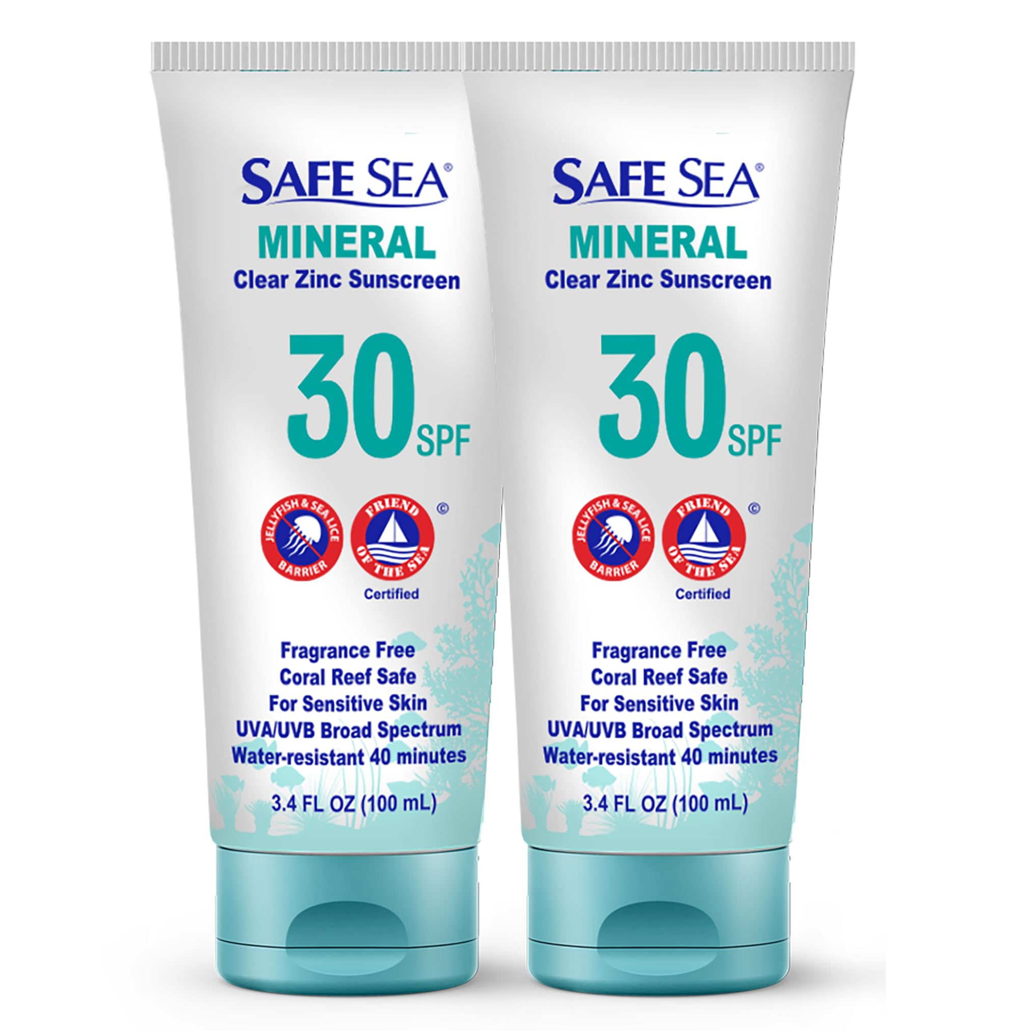 Amazon.com: Safe Sea Zinc Oxide Sunscreen SPF30 | Clear Mineral