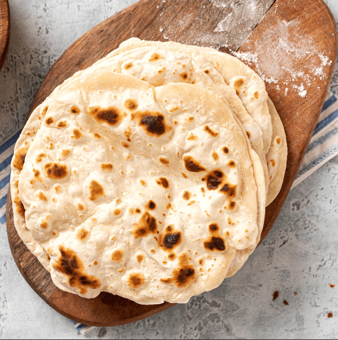 RevoPiada Piadina Piada Cheto, Low Carb, Keto Friendly, Pronta da Farcire - 4 Confezioni da 2 Piade ciascuna - 1 Piada da 80g
