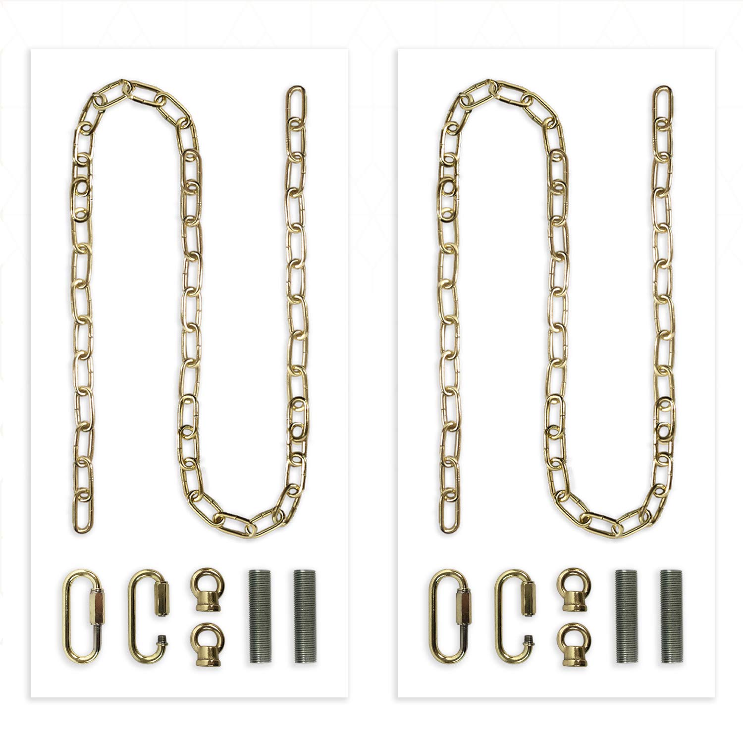 Royal Designs, Inc. LC-2002-AB-6-1 Heavy Duty Lighting Fixture Chain, Extendable up to 6ft, 60-Pound Weight Capacity, Antique Brass — Amazon image 13