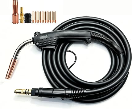 250Amp 15ft MIG Welding Gun Replacement for Lincoln Magnum 250L K533-7 k533-3 for Lincoln Electric POWER MIG 216/255xt/256/260/262p/262mp Mig Welder Torch with .030 .035 tip