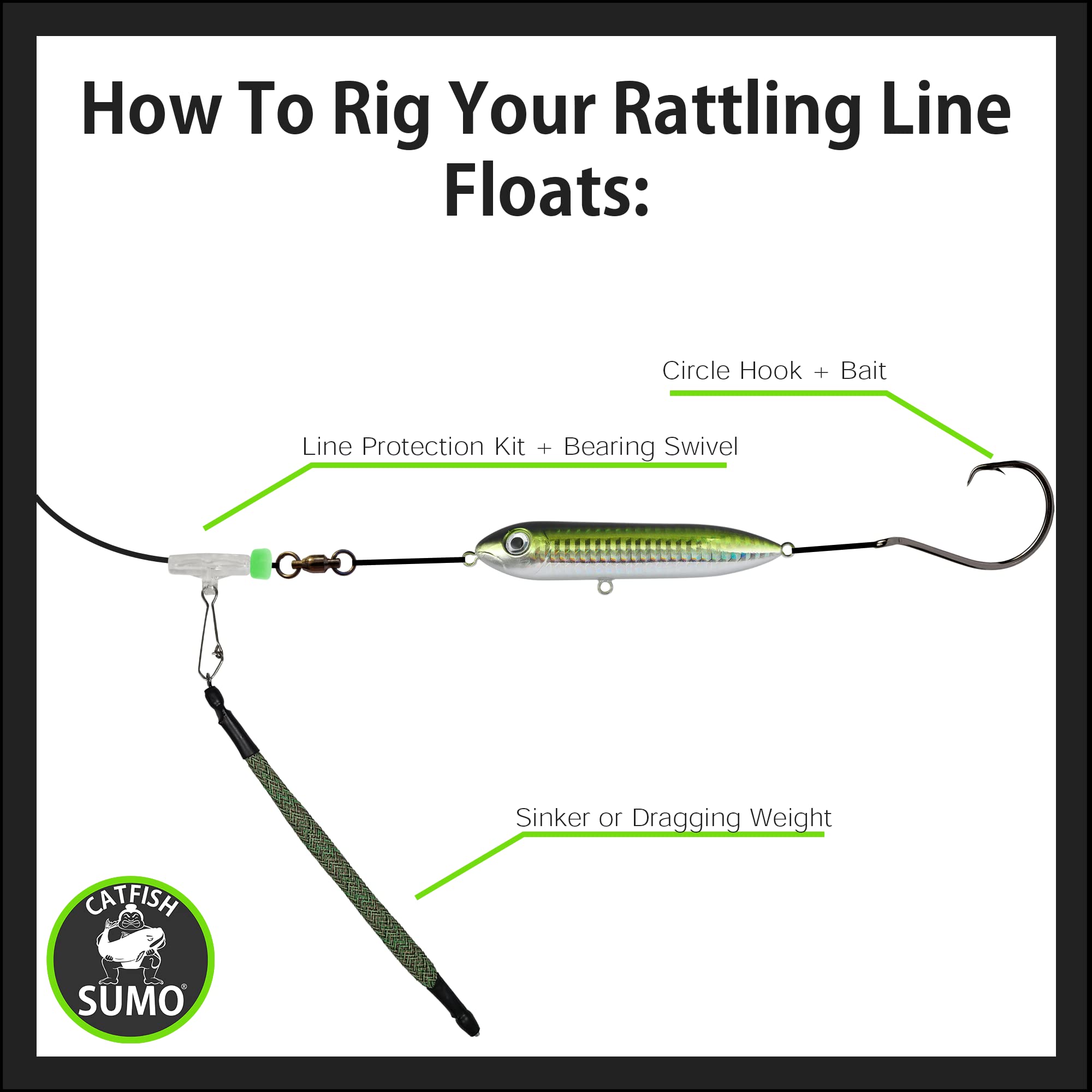 Gourami Catfish Float Rigs - Demon Dragon Catfishing Lure Rattling ...