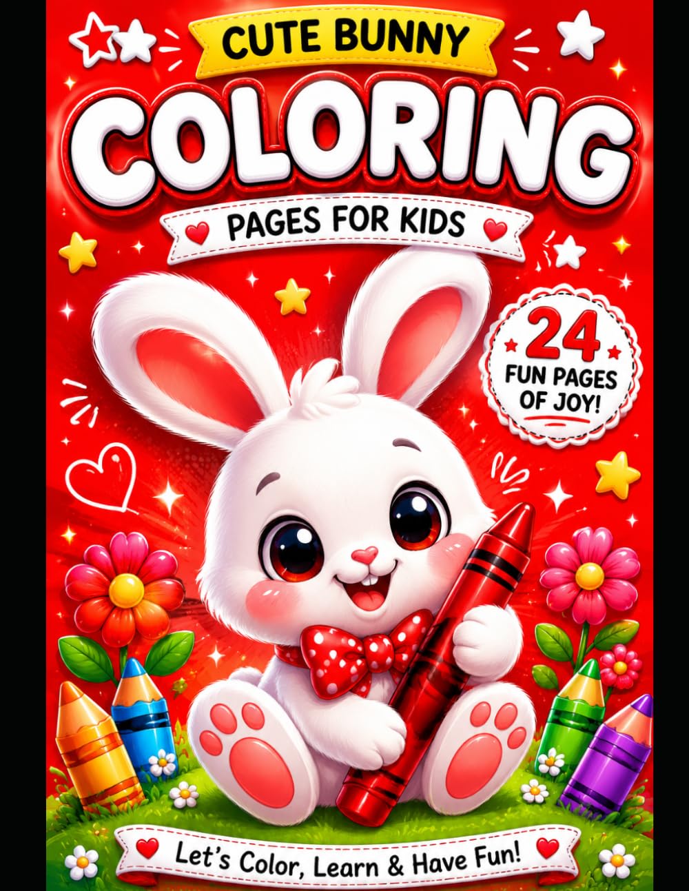 Cute Bunny Coloring Book for Kids: Fun and Educational Pages for Toddlers and Preschoolers Description (SEO Optimized)