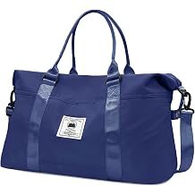 Travel Duffle Bag, Waterproof Sport Tote Gym Bag for Women Men, Overnight Weekender Carry On Bag with Wet Pocket