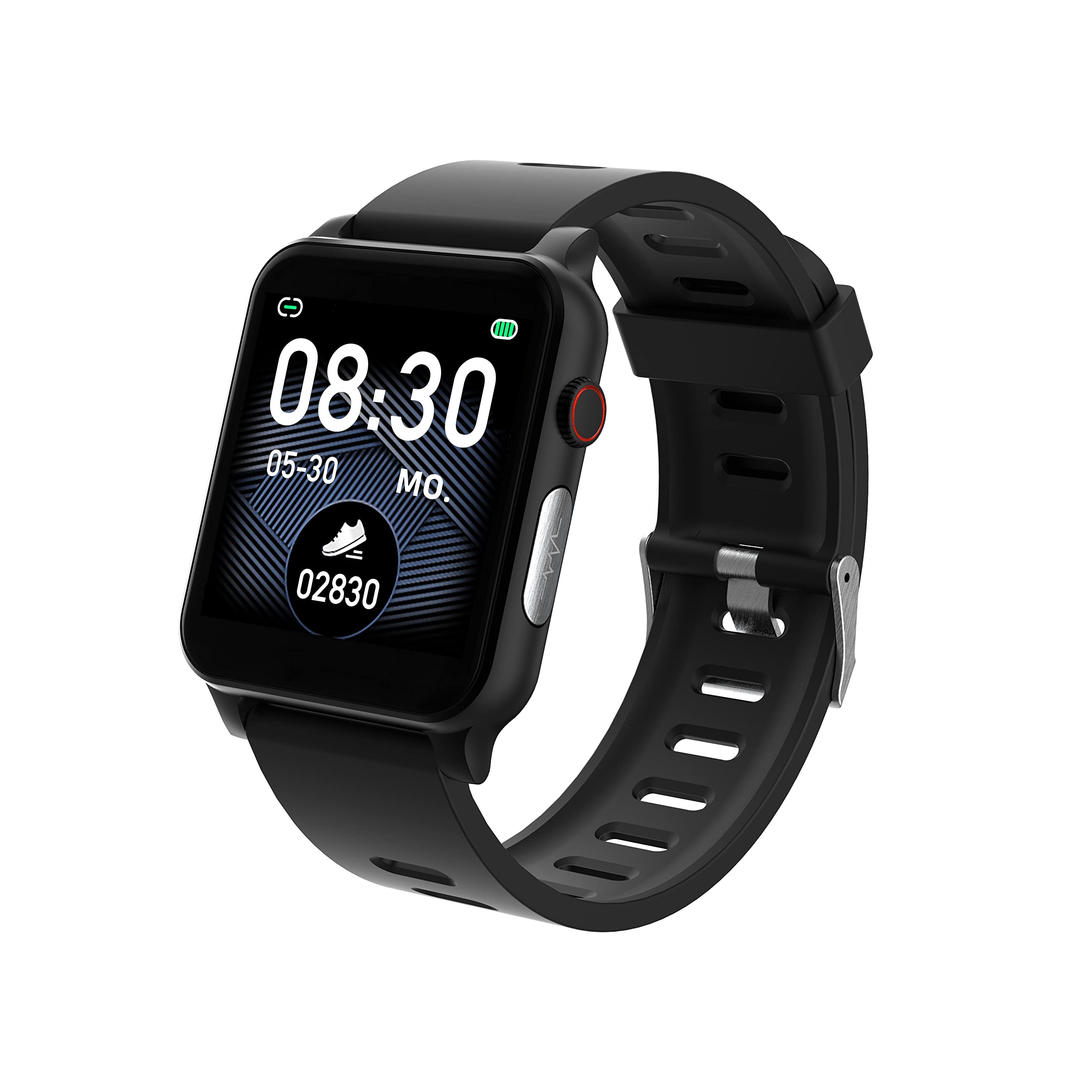 HEYRO FIT 21 – Fitness Wearable zegarek na rękę z Bluetooth i licznymi funkcjami, m.in. pomiar ciśnienia krwi, pulsometr, EKG, PPG, licznik kalorii i krokomierza