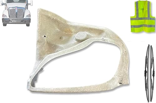 KOZAK Marco del capó de esquina izquierda, bisel de los faros delanteros izquierdo del lado del conductor, compatible con el emblema del logotipo