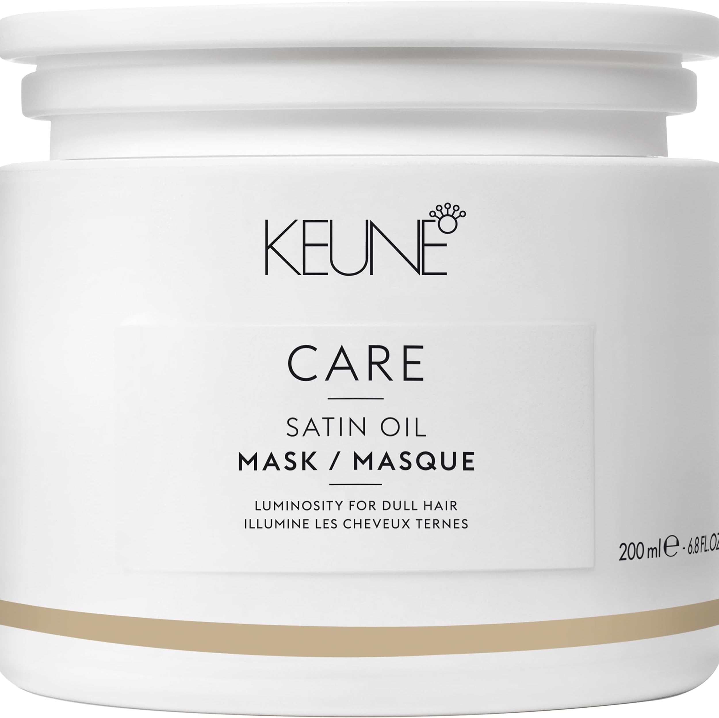 Care Satin Oil Mask, Deep Moisturizing & Nourishing Treatment for All Hair Types, 6.8 Fl Oz