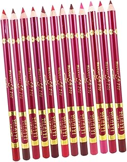 Beavorty 12 Peças Delineador Labial Delineador De Lábios Lápis De Maquiagem Lápis De Lábios Delineador De Lábios Acessórios De Maquiagem Acessórios De Maquiagem Delineador De Lábios