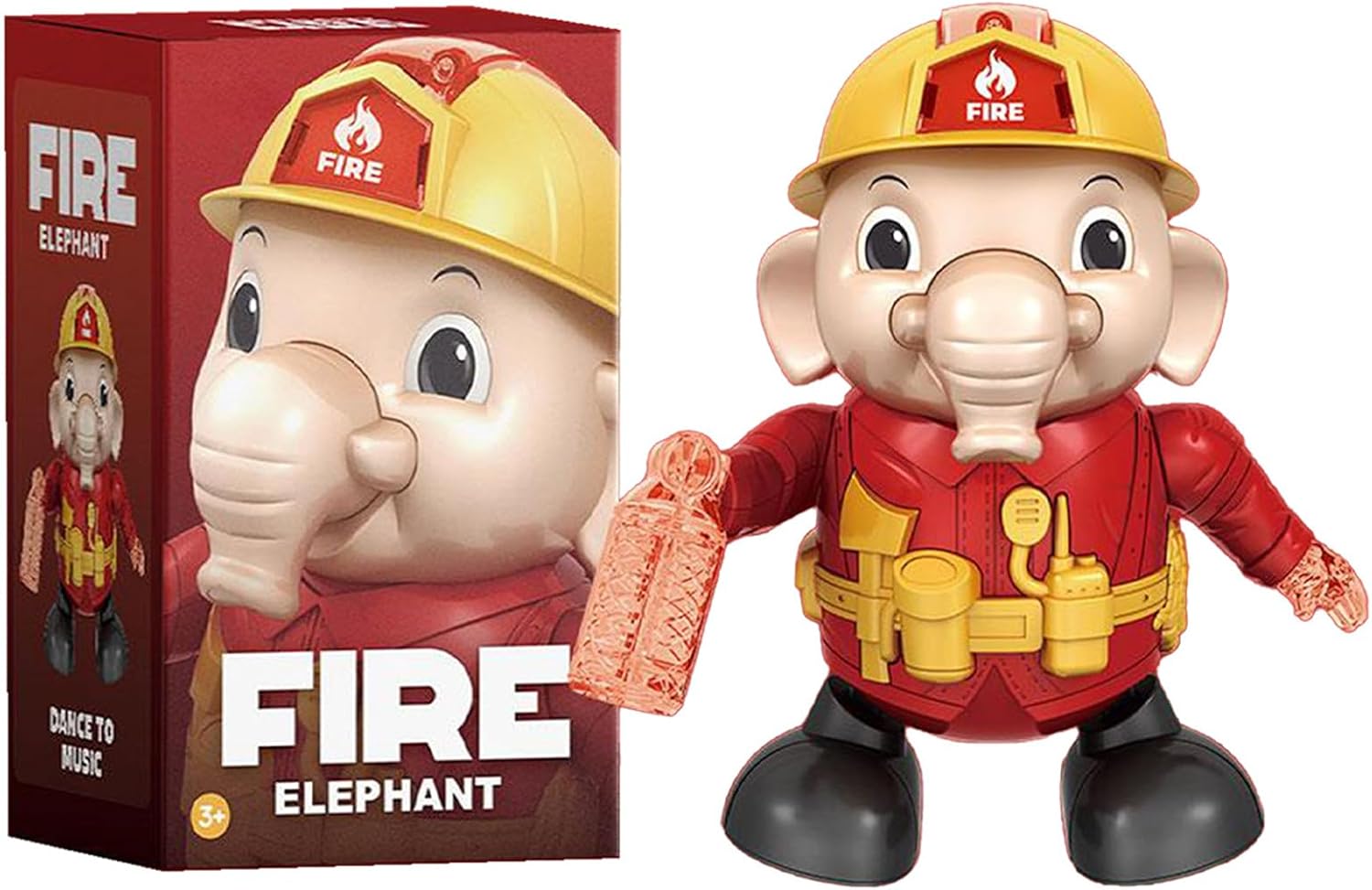 Dancing Elephant for Kids,Educational Lighted with Music | Crawling Kids Toy Electronic Animal,for Young Child Boys Girls Living Room Bedroom Yard Travel Classroom