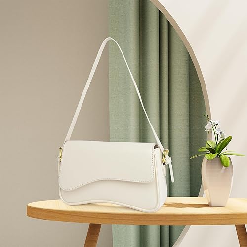 Miniatura 6 de Bolso tote de piel sintética para mujer con 2 correas extraíbles y cierre de cremallera