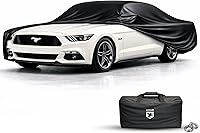 Vista 17 de Fundas para Automóvil Resistentes a la Intemperie Max Car Cover & Warranty Compatible con Ford 1979-2004 Mustang – Funda Exterior Cable Antirrobo