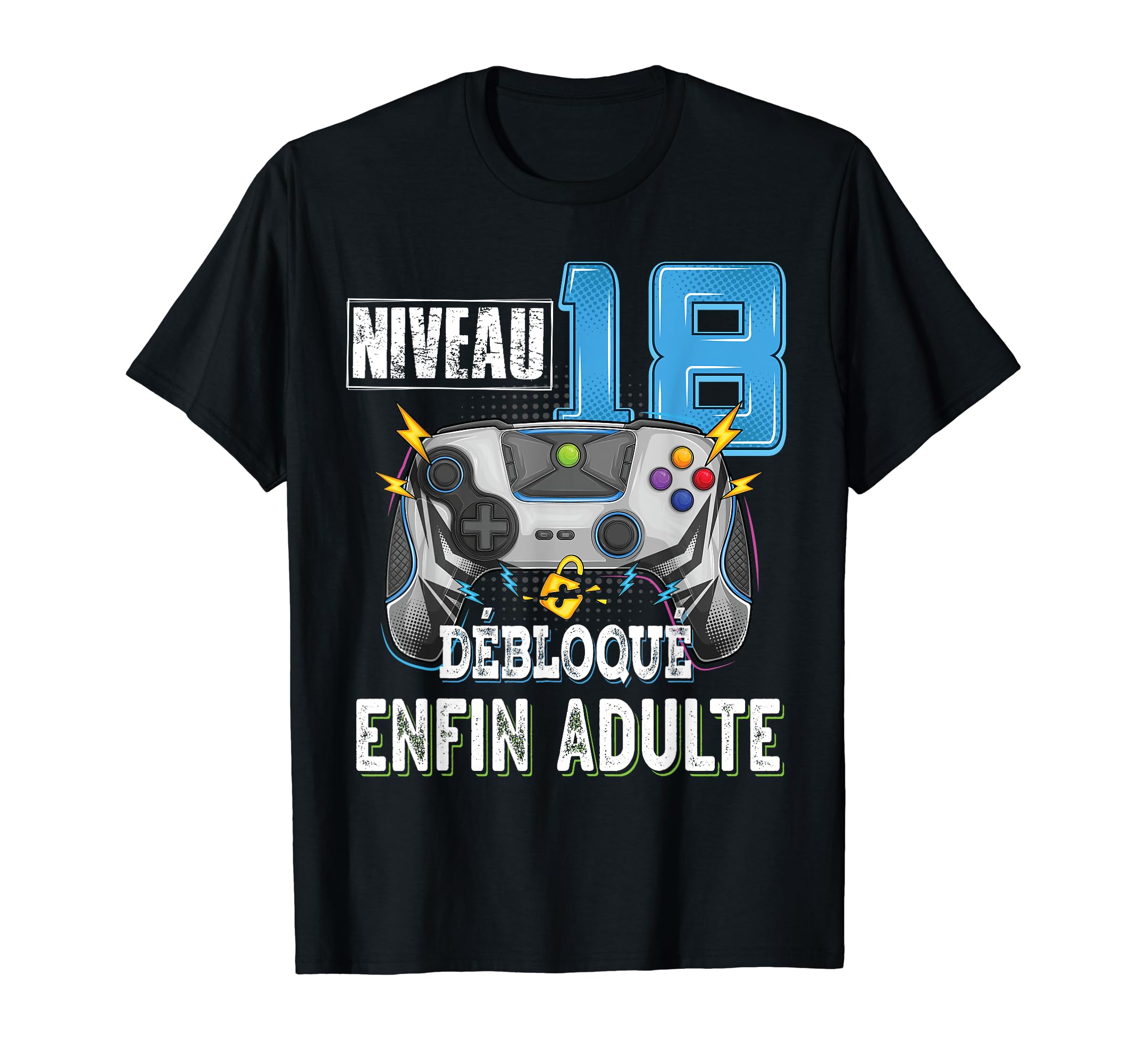 Pull Sweat KIABI Homme Blanc/Rouge - Taille M - Message 'I'm A Gamer'