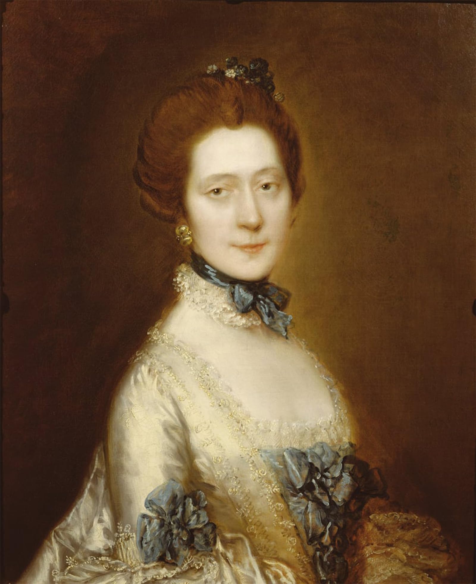 ARTXLXXBN Famous Print Painting Colorful Art Print Portrait of Anne Fuyre by Gainsborough Canvas Art Decorations for Home Decor 60x90cm