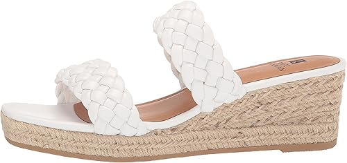 Miniatura 8 de WHITE MOUNTAIN Salvadora - Sandalia de plataforma para mujer, Blanco