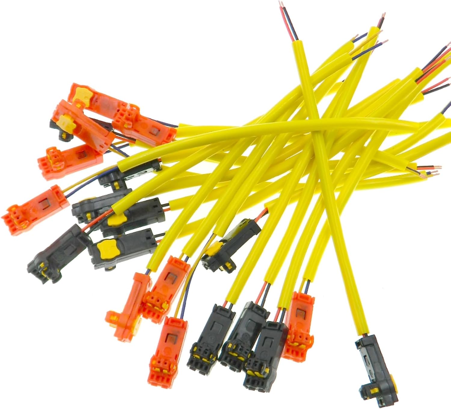 HWATPS Steering Wheel Hairspring Connector Wire Harness Cable (10 Sets) Fits Toyota Subaru VW Mazda Nissan