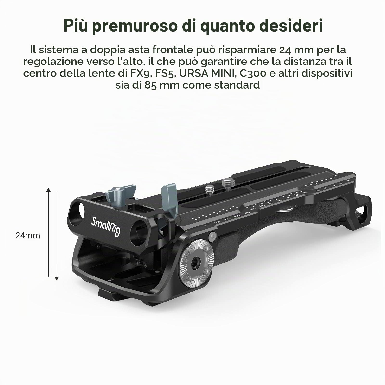 SMALLRIG Kit gabbia a sgancio rapido HawkLock per Sony Alpha 7R V / A7 IV / A7S III, con maniglia superiore/laterale/morsetto per cavo HDMI - 5599