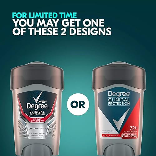 Miniatura 2 de Degree Men - Desodorante antitranspirante clínico, fuerza deportiva, 1.7 onzas (paquete de 4)