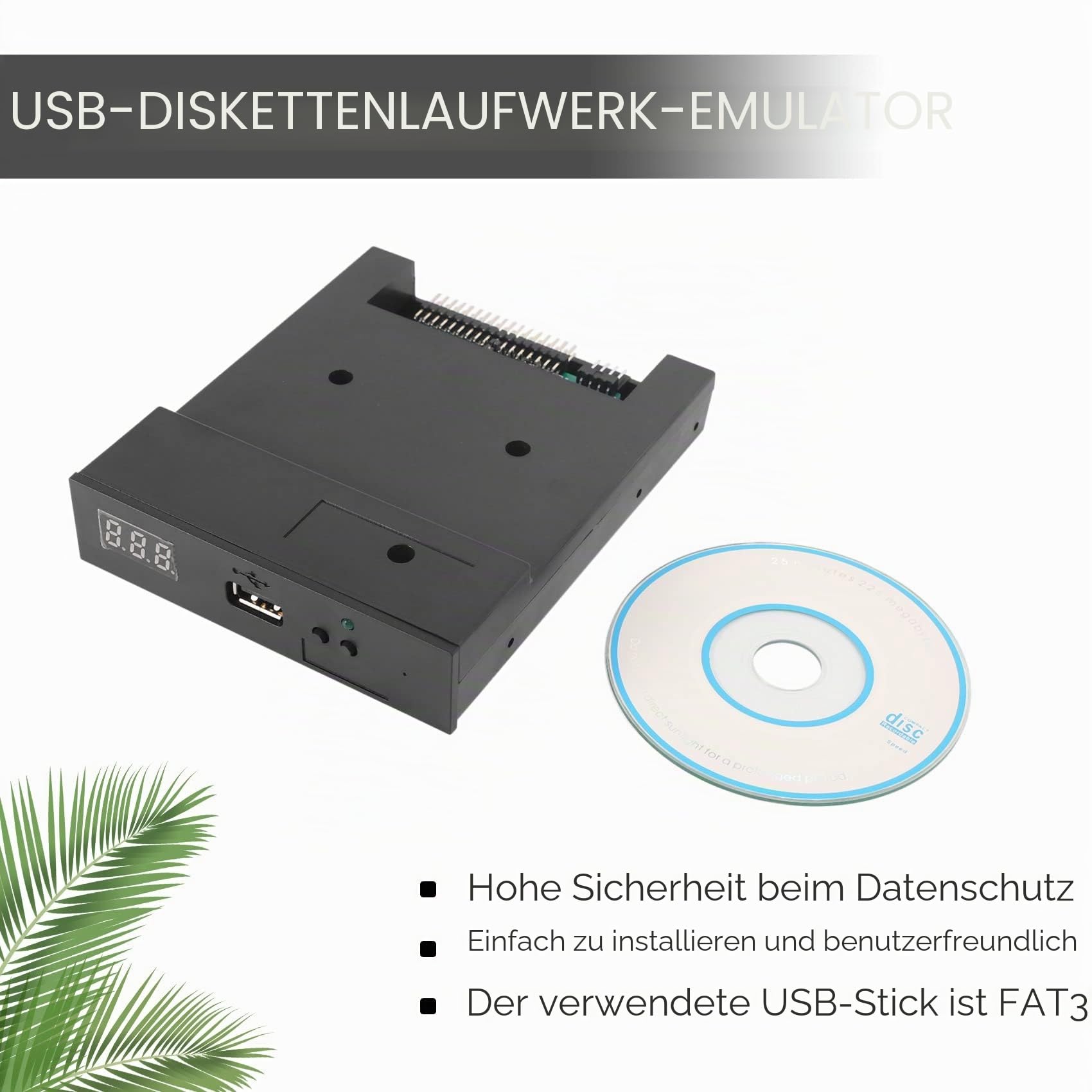 Version Sfr1M44-U100K Schwarz 3.5 1.44 Mb USB Ssd Diskettenlaufwerk Emulator Für Korg Elektronische Tastatur Gotek
