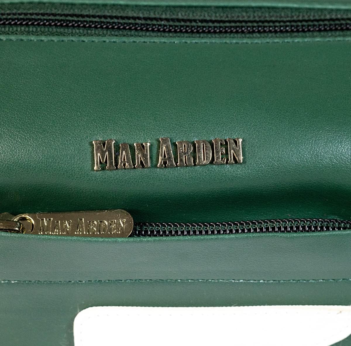 Man Arden "The Royal Emerald PVC Leather Toiletry Bag/Shaving Kit Pouch for Men, Waterproof Pouch (Green)
