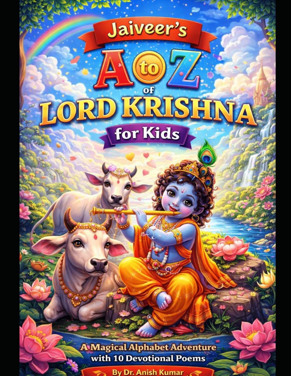Jaiveer’s A to Z of Lord Krishna for Kids: A Magical Alphabet Adventure with 10 Devotional Poems