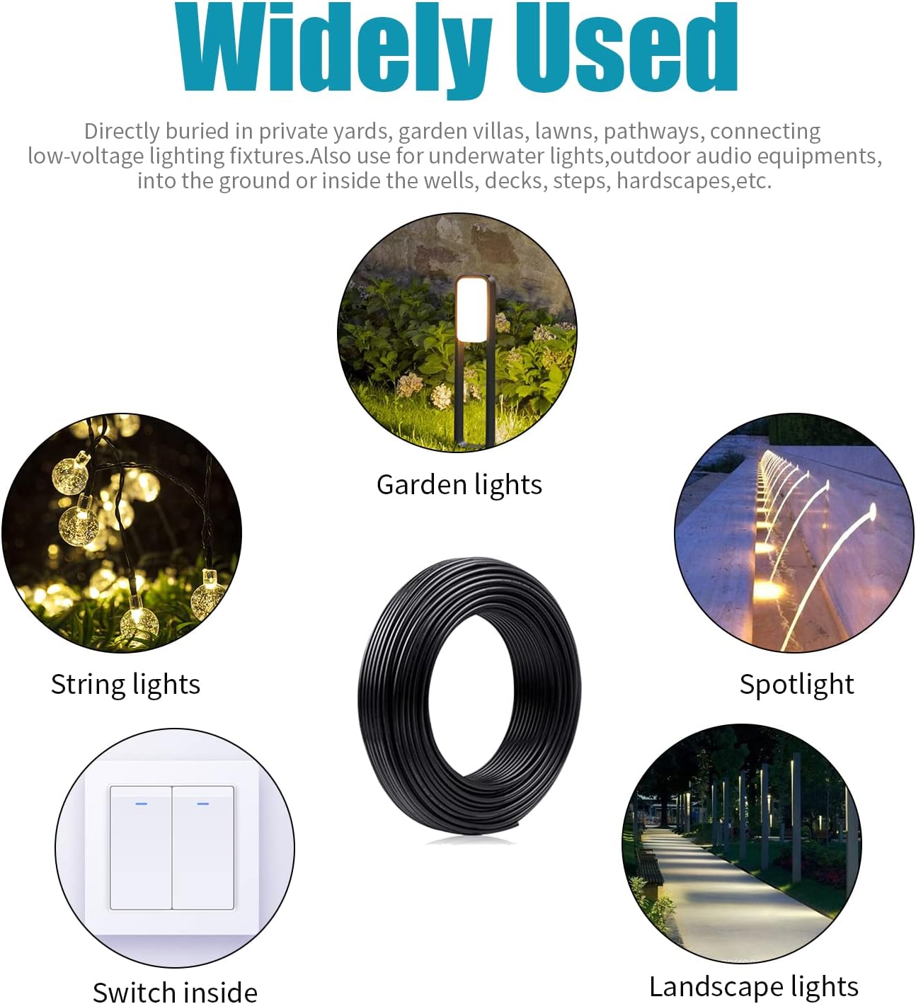 Uр Tо 60% оƒƒ EP 14/2 Low Voltage Landscape Lighting Wire, Outdoor Direct Burial Cable, 250 Feet 🛒 Crаzу Dеаlѕ EP 14/2 Low Voltage Landscape Lighting Wire, Outdoor Direct Burial Cable, 250 Feet