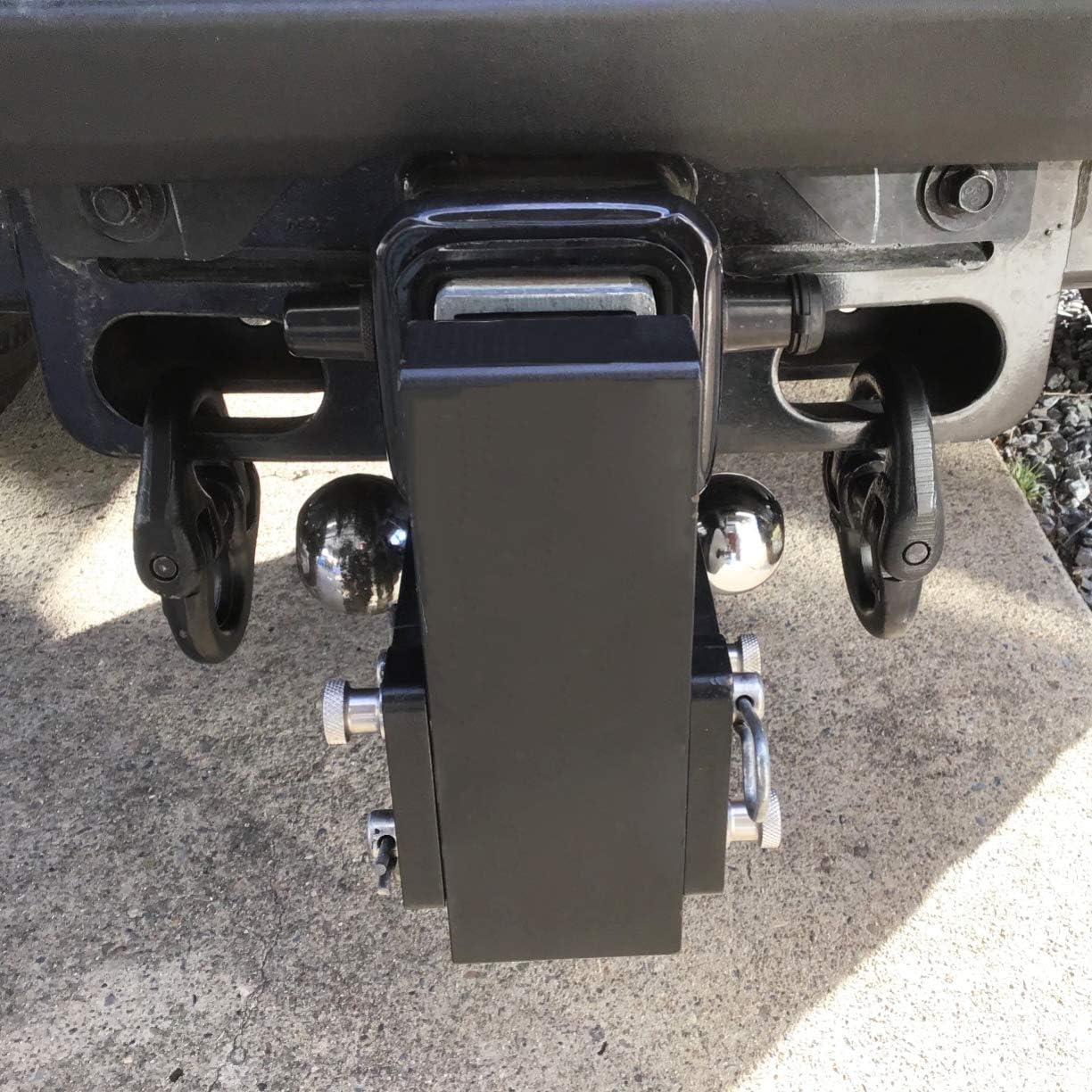 2pc 1/2 inch Tow Hitch Hammer Lock Safety Chain Connector Link Hammerlock Coupling Link Grade 80 - Image 2