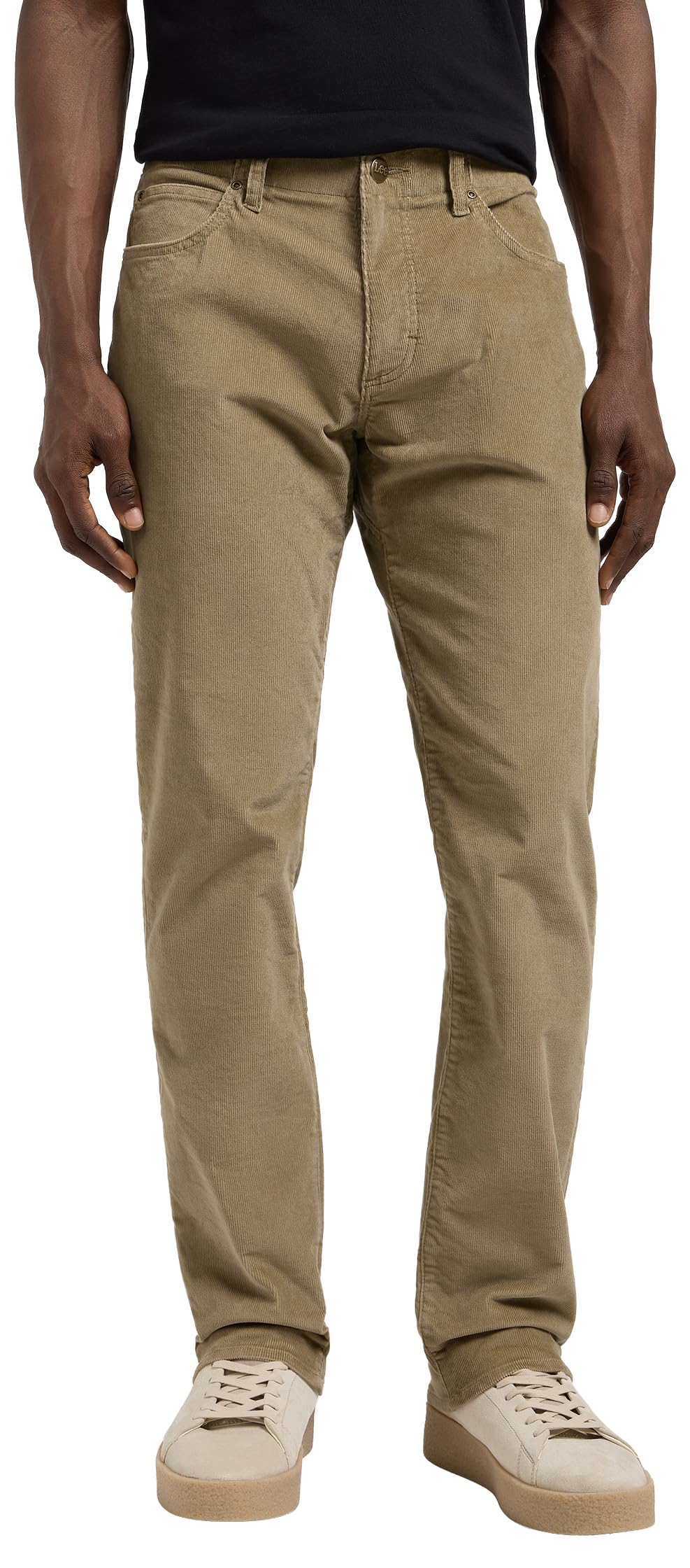 Lee Men's Straight Fit MVP Regular Fit Straight Leg Jeans, Oscar Khaki I, 32 W/32 L
