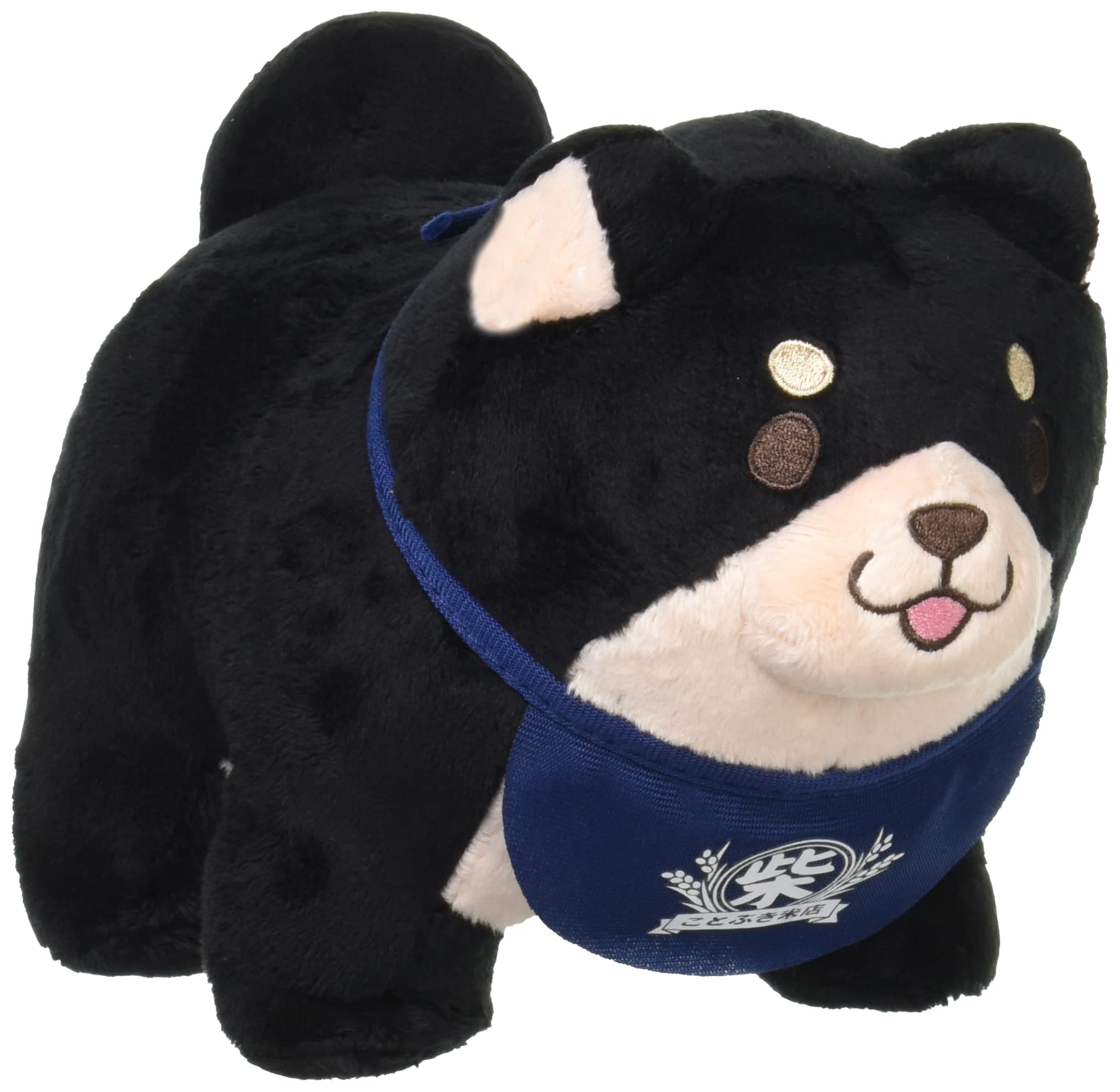 Amazon.co.jp: 忠犬もちしば ぬいぐるみS ごま : おもちゃ