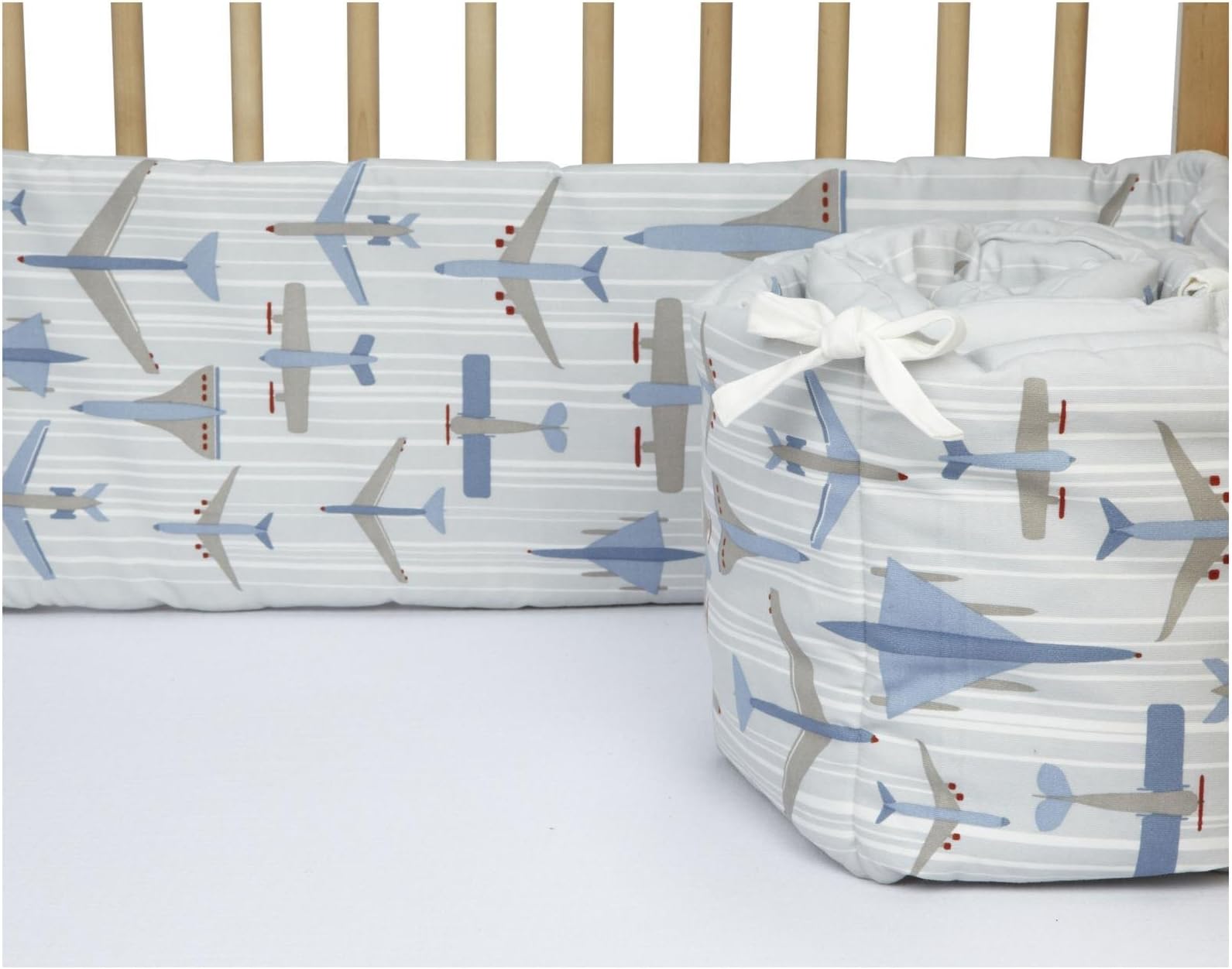 DwellStudio Crib Bumper- Flight Sky by Dwell Studio
