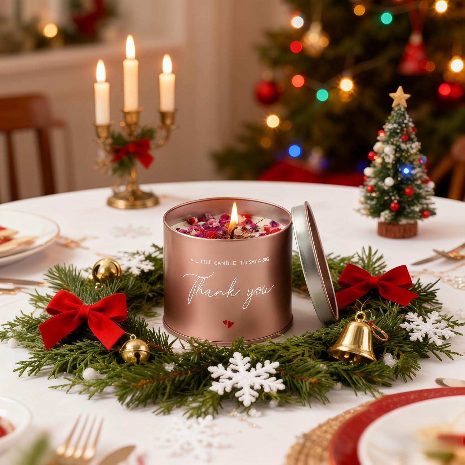 Thank You Gifts for Women Men Candle Gifts, 9oz Lavender Thank You Candle for Teachers, Coaches, Pastors, Coworkers, Nurse, Boss, Appreciation Gift for Baby Shower, Wedding - Image 4